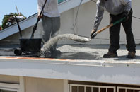 Roughsike flat roofing repair